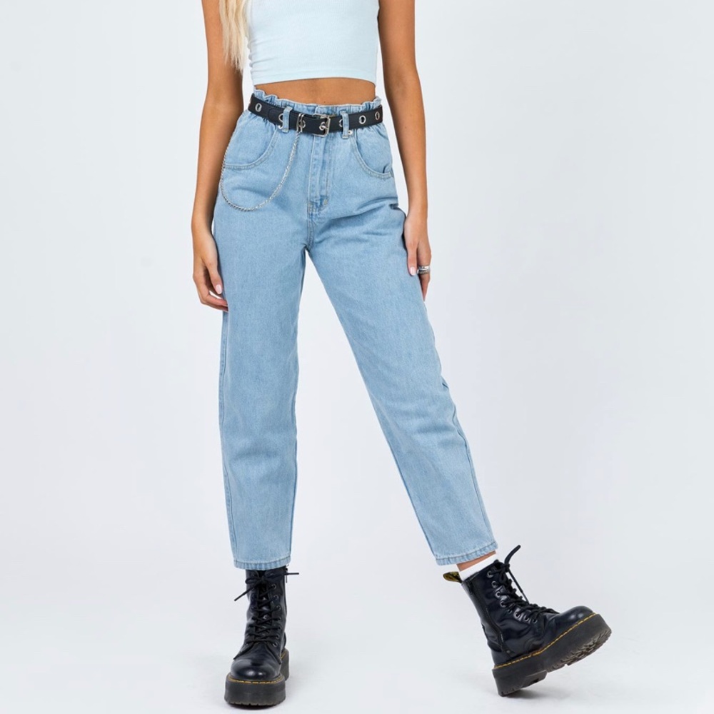 Princess Polly NWT Paper bag Waist Jeans